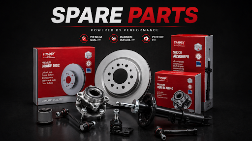 Premium automotive spare parts including brakes, suspension, filters and mechanical components